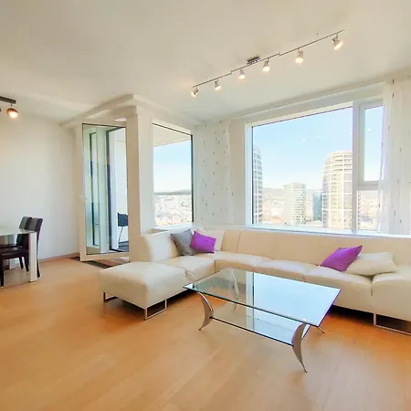 Sag Romantic 22 Floor Panorama City Free Parking Free Wifi Bratislava Exterior photo